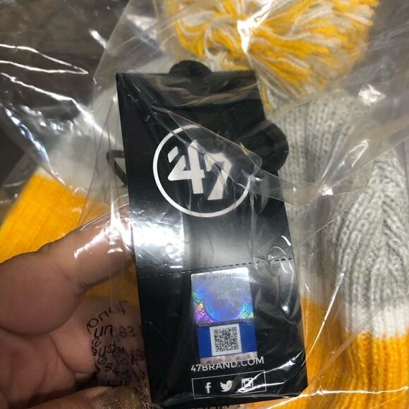 Minnesota Golden Gophers '47 Holcomb Cuffed Knit Hat with Pom - Gray New - Picture 4 of 4